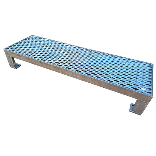 1 Stufen Metallltreppe verzinkt