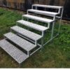 Außentreppe 7 Stufen verzinkt Außentreppe 7 Stufen verzinkt